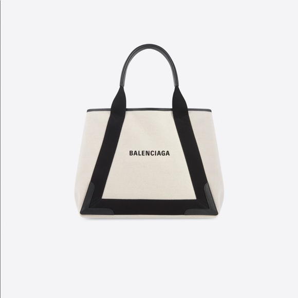 Balenciaga Handbags - Balenciaga cabas tote in off white NWT